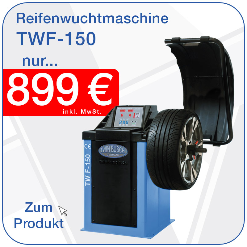 Reifenwuchtmaschinen TW F-150 nur 699€ inkl. MwSt.